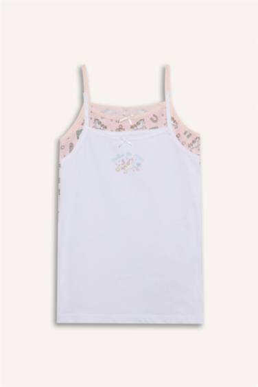 Unicorn Baskılı 2'li Atlet Kız Çocuk