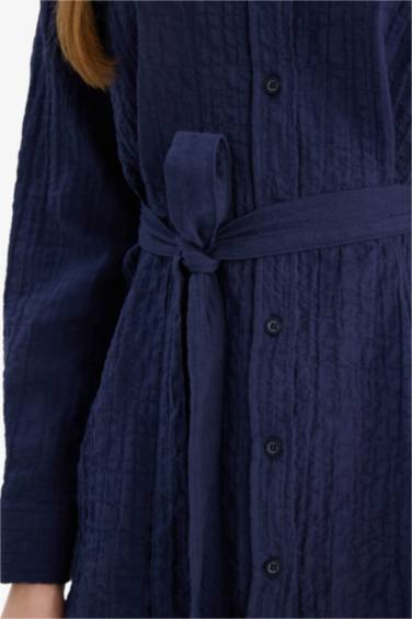 Regular Fıt Gofre Dokulu Tunik - Görsel 4