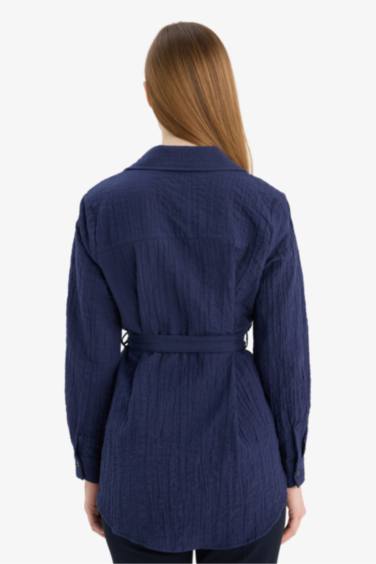 Regular Fıt Gofre Dokulu Tunik - Görsel 5