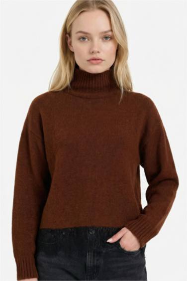 بلوز صوف قصة عادية بياخة عالية هاينك