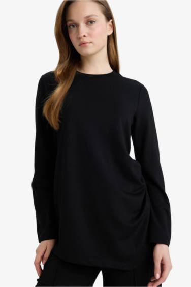 Regular Fit Long Sleeve Tunic