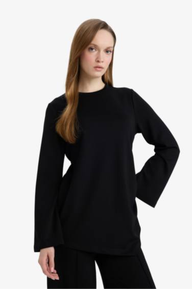 Regular Fit Long Sleeve Tunic
