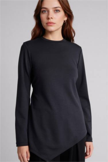 Regular Fıt Uzun Kollu Tunik