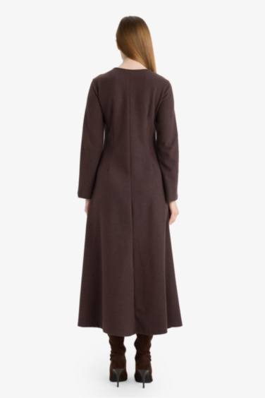 Selanik Kumaş Elbise - Görsel 5