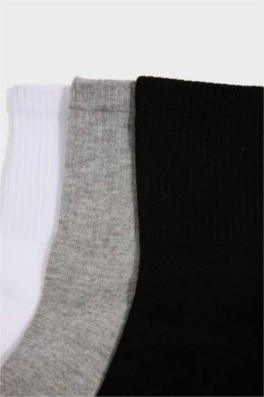 3'lü Bambu Soket Çorap - Görsel 4