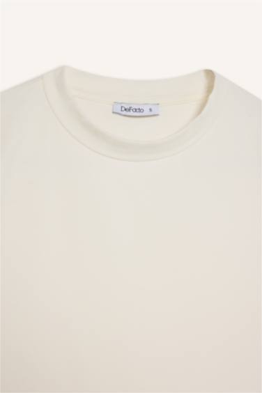 Slım Fıt Yarım Balıkçı Yaka Kısa Kollu Tunik