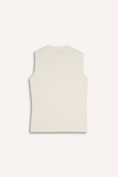 Slım Fıt Yarım Balıkçı Yaka Kısa Kollu Tunik