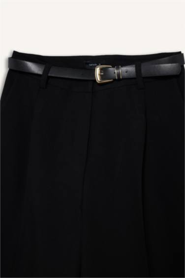 Straıght Fıt Yüksek Bel Düz Paça Pantolon