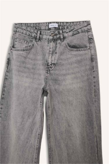 Straight Wide High Waist Long Jeans