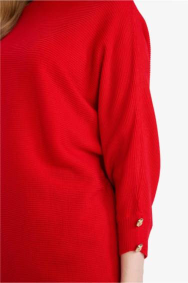 Boat Collar Knitwear Pullover