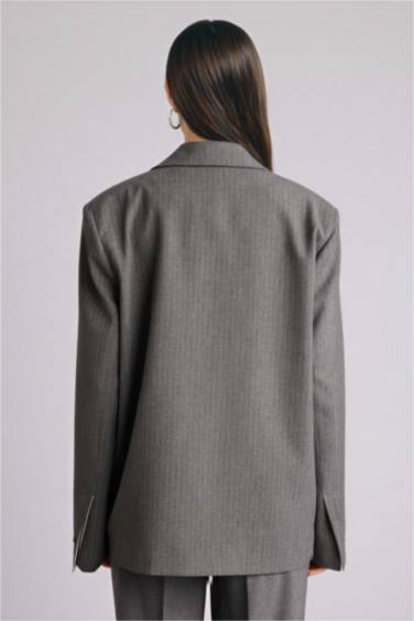 Oversıze Blazer Ceket - Görsel 7
