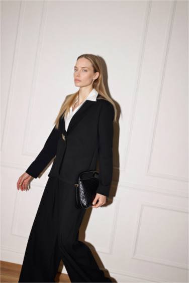 Asimetrik Pike Hırka - Görsel 3