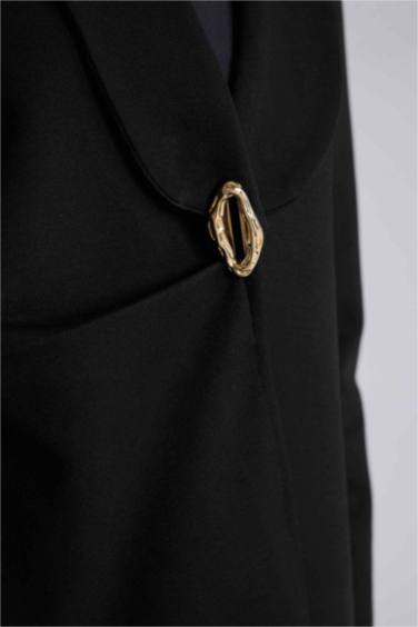 Asimetrik Pike Hırka - Görsel 6