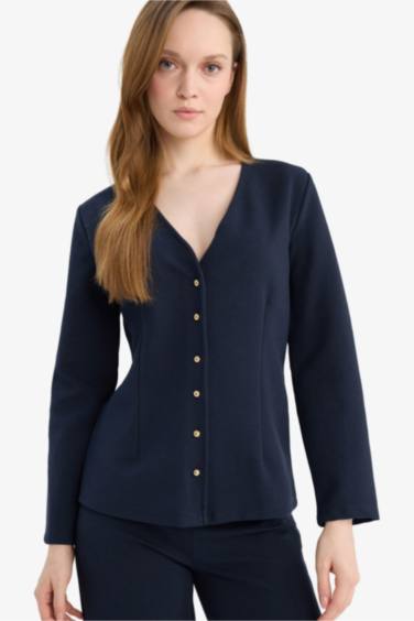 Regular Fit V Yaka Hırka