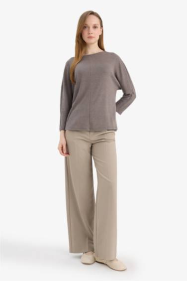 Boat Neck Long Sleeve T-Shirt