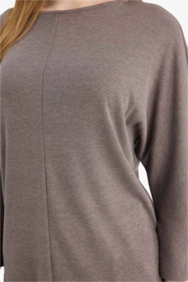 Boat Neck Long Sleeve T-Shirt