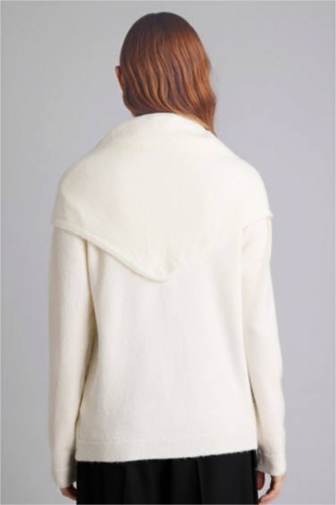 Atkılı Triko Hırka - Görsel 6