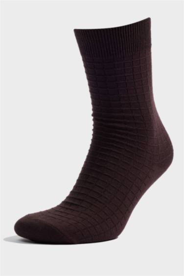 Erkek 3'lü Pamuklu Uzun Çorap