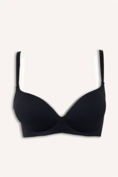 Micro Kaplı Yarım Dolgulu Balensiz Tişört Bra