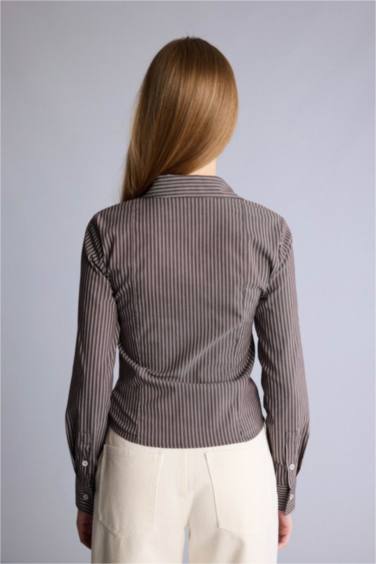 Fıtted Bengalin Gömlek - Görsel 5