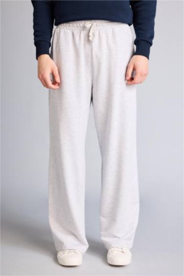 Baggy Fıt Sweatshirt Kumaşı Alt - Görsel 3