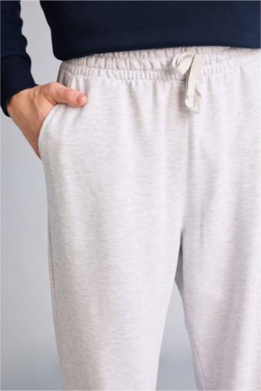 Baggy Fıt Sweatshirt Kumaşı Alt - Görsel 4