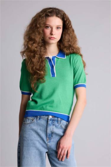 Regular Fıt Triko Kazak - Görsel 4