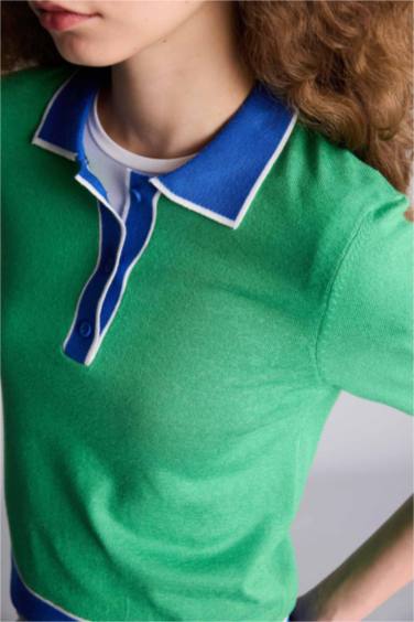 Regular Fıt Triko Kazak - Görsel 5