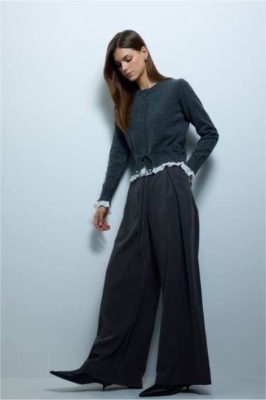 Slim Fit Triko Hırka