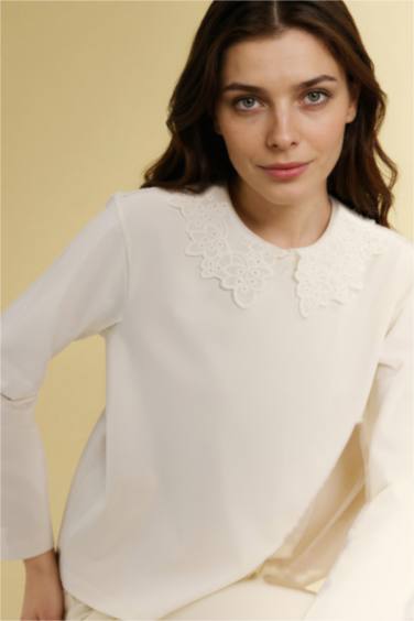 Regular Fıt Uzun Kollu Tunik - Görsel 3