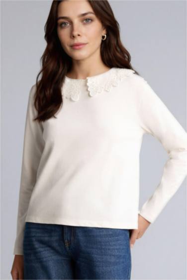 Regular Fıt Uzun Kollu Tunik - Görsel 4