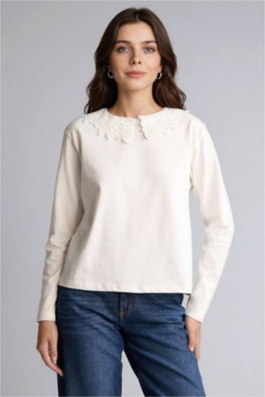 Regular Fıt Uzun Kollu Tunik - Görsel 5