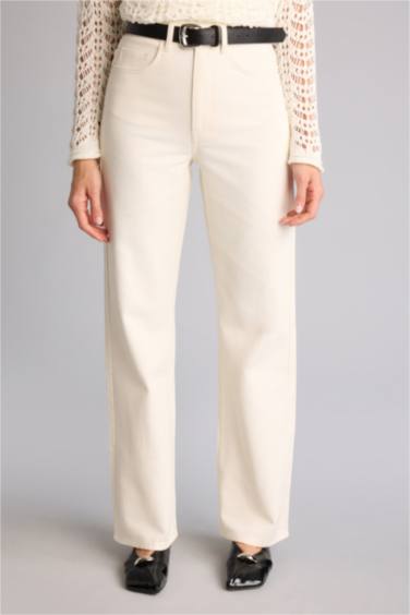 Straıght Fıt Normal Bel Gabardin Pantolon - Görsel 3