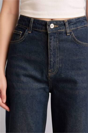 Yüksek Bel 90's Wıde Leg Pantolon - Görsel 4