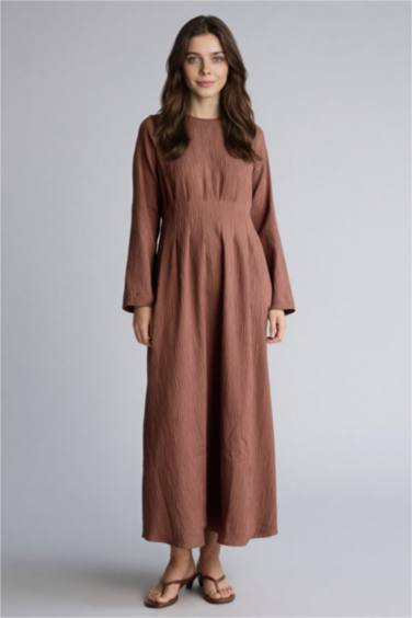 Krinkıl Kumaş Elbise - Görsel 2