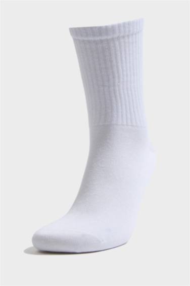 3'lü Bambu Uzun Çorap - Görsel 2