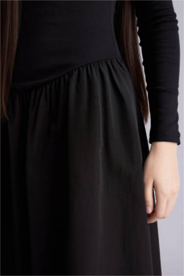 Poplin Midi Elbise - Görsel 4