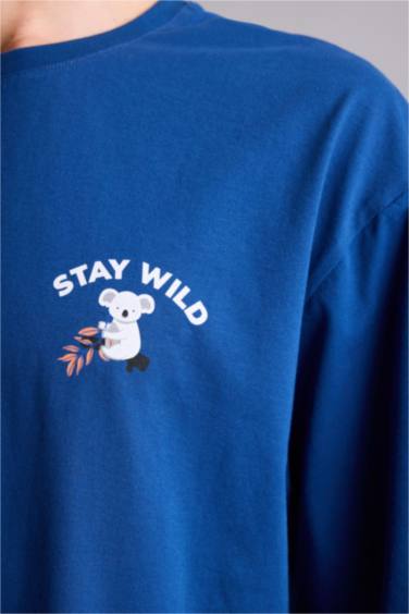 Boxy Fıt Kısa Kollu 2'li Takım - Görsel 6