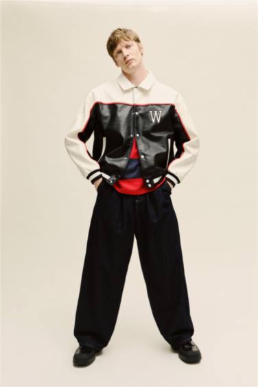 Düğmeli ribanalı Mont - Görsel 2