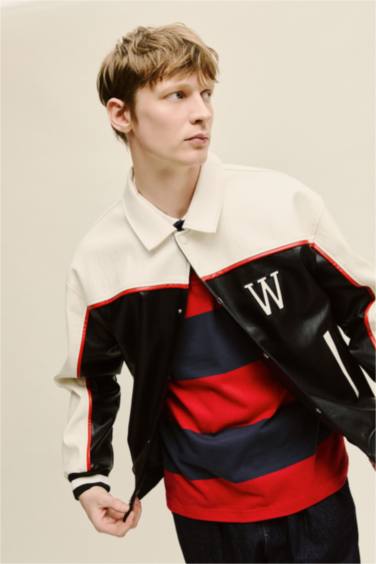 Düğmeli ribanalı Mont - Görsel 3