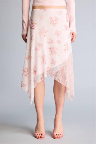 Asimetrik Mini Etek - Görsel 5