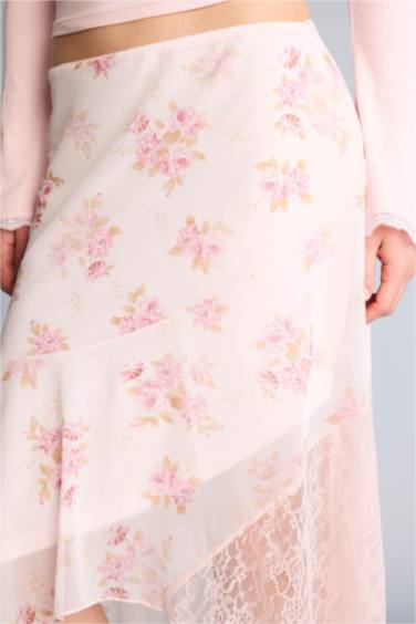 Asimetrik Mini Etek - Görsel 6