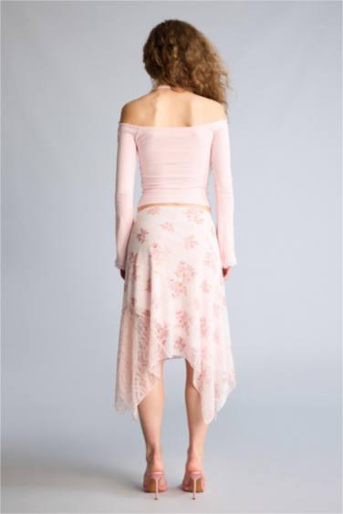 Asimetrik Mini Etek - Görsel 7