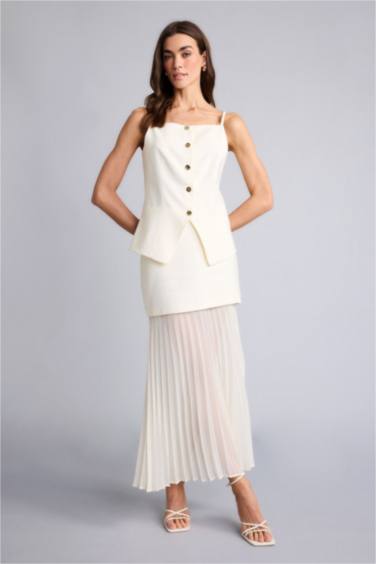 A Kesim Midi Etek - Görsel 2