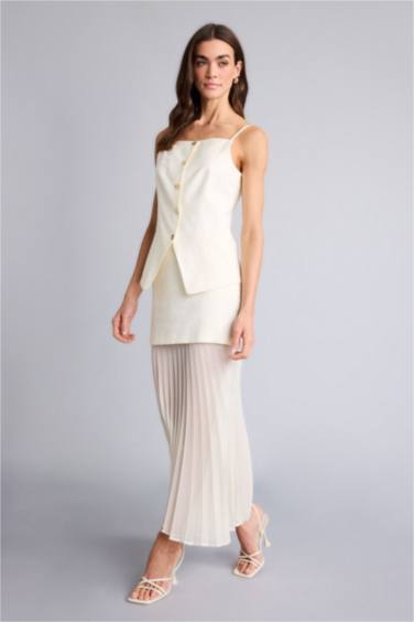 A Kesim Midi Etek - Görsel 4