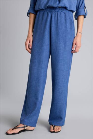 Wıde Leg Yüksek Bel Pantolon