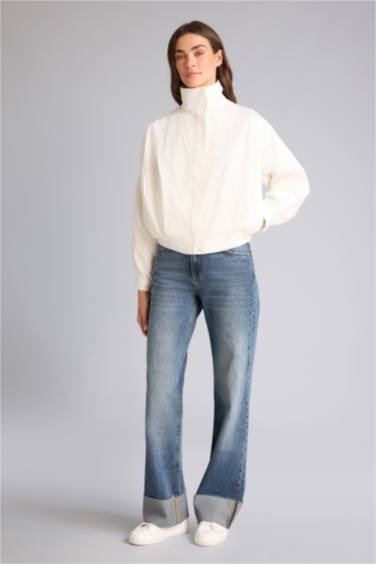 Balloon Fıt Poplin Blazer Ceket - Görsel 2