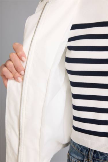 Balloon Fıt Poplin Blazer Ceket - Görsel 7