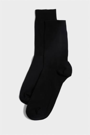 Erkek 3'lü Pamuklu Uzun Çorap