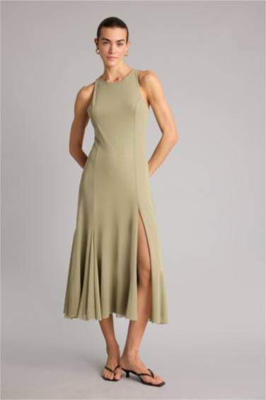 Tül Midi Elbise - Görsel 2